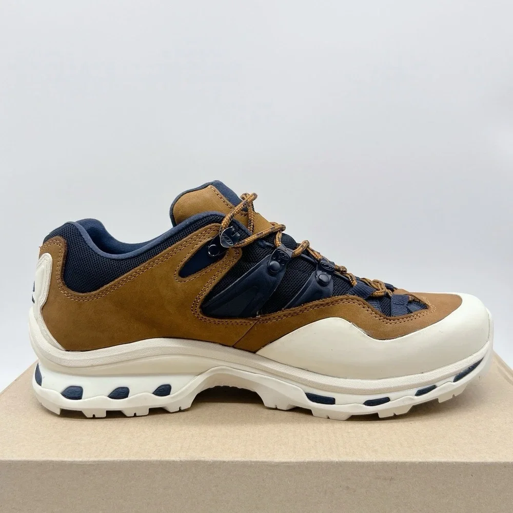 Salomon XT Quest 2 Unisex Running Shoes Sneakers Brown White Lace Up US M 9 W 10